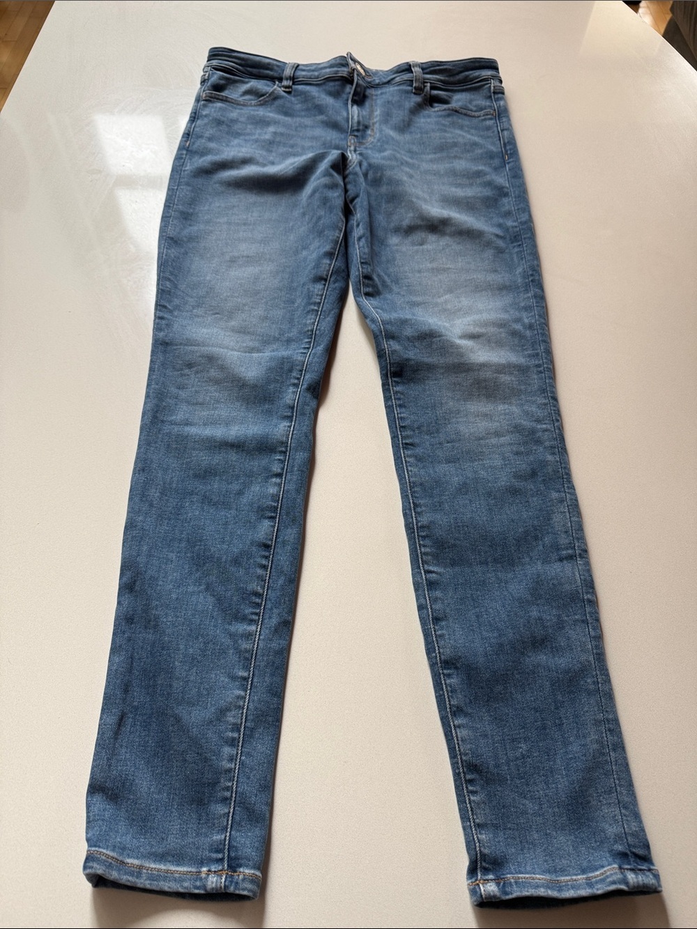 American Eagle Outfitters Jeggings Skinny Jeans High Waist, Size 14 Long